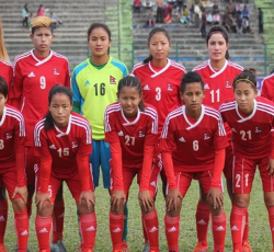 आज नेपाली महिला फुटबल टिम बंगलादेशसँग प्रतिस्पर्धा गर्दै